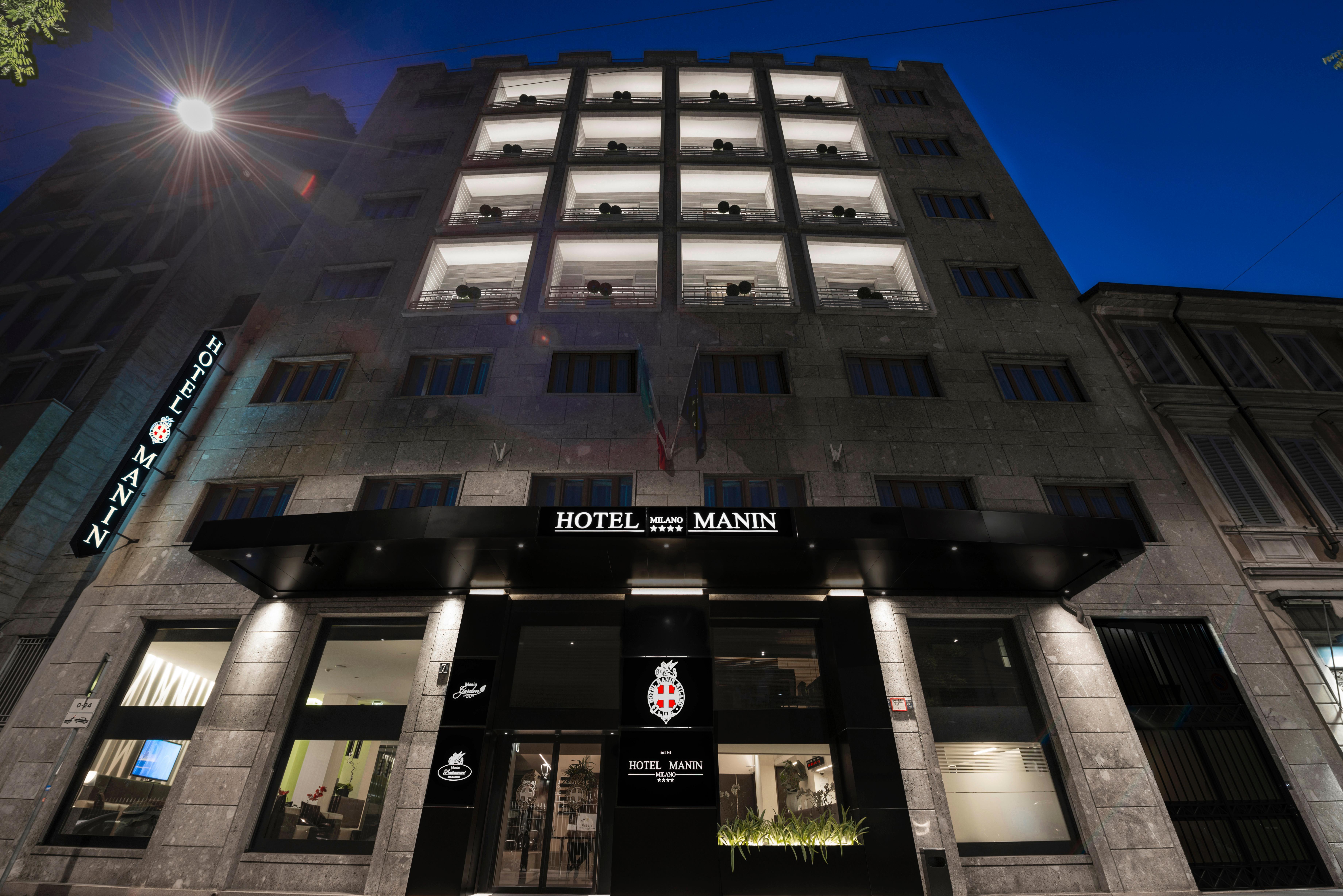 Hotel Manin Milan Bagian luar foto